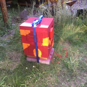 Testsystem. Mini Plus zweizargig mit drei vertikal angeordneten Temperatursensoren.